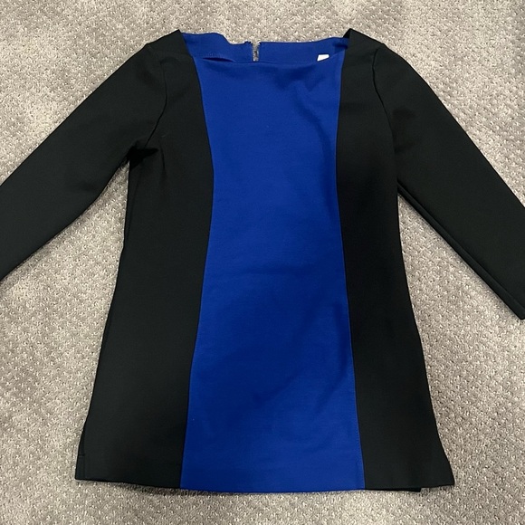New York & Company Tops - New York & Company Stylish Black and Blue Long Sleeve Structured Shirt Size XS